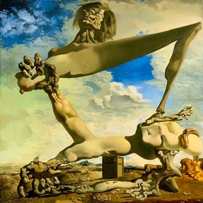 Prémonition de guerre, par Salvador Dali
