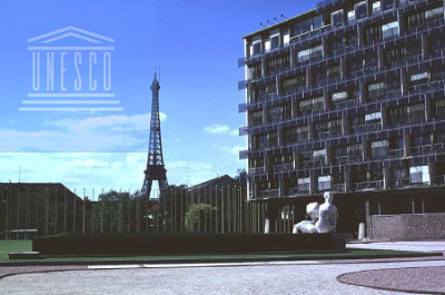 Sede de la UNESCO en París, Francia