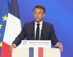 Discours d'Emmanuel Macron sur l'Europe