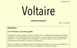 Voltaire, actualité internationale, n°86