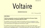 Voltaire, Actualidad Internacional, #87