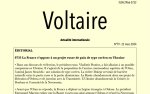 Voltaire, actualité internationale, n°79