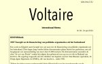Voltaire, Internationaal Nieuws, nr. 84