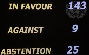La Asamblea General se pronunció por la admisión de Palestina como miembro pleno de la ONU