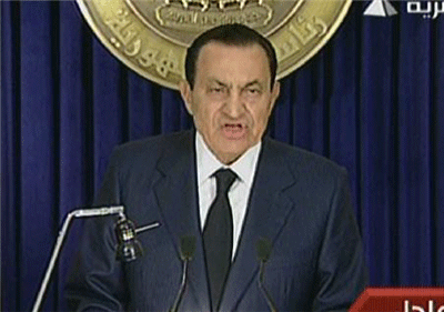 Egyptian President Hosni Mubarak's speech to his nation