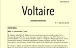 Voltaire, Actualidad Internacional, #81