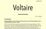 Voltaire, internationale Nachrichten - N°41