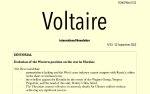 Voltaire, International Newsletter N°53