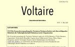 Voltaire, internationale Nachrichten, #87
