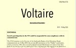 Voltaire, International Newsletter, n°41