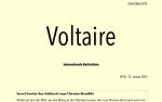 Die Nr. 25 von „Voltaire, Internationale Nachrichten“ ist erschienen