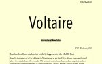 "Voltaire, International Newsletter" N°24