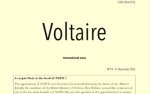 “Voltaire, International Newsletter” n°14 