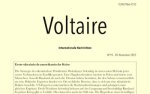 "Voltaire, Internationale Nachrichten" Nr. 15 ist erschienen