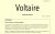 Voltaire, actualité internationale, n°86